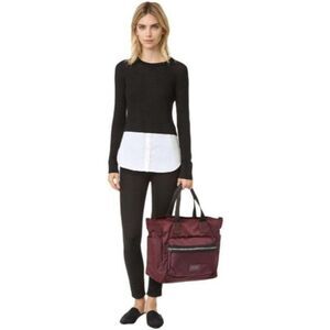 Biker Diaper Baby Rubino Nylon Tote